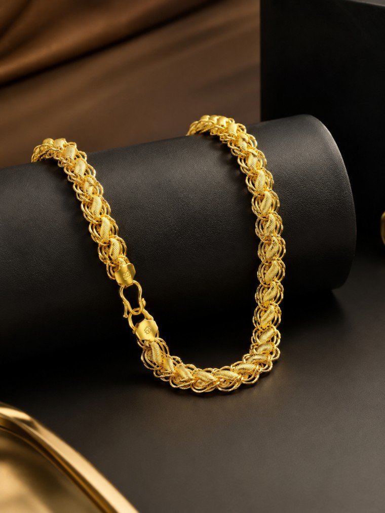 Gold Plated Chain for Men & Boys
