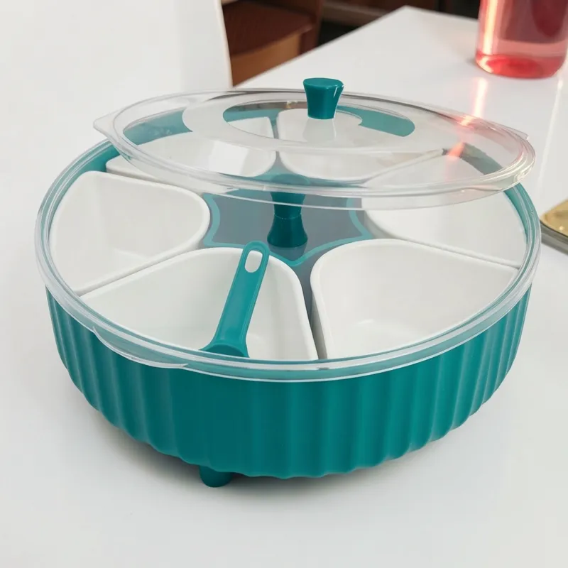 360 Rotating Masala Box with 7 Compartments