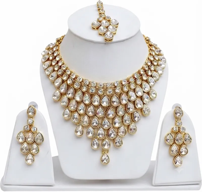 Women's Alloy Gold-Plated Jewellery Set