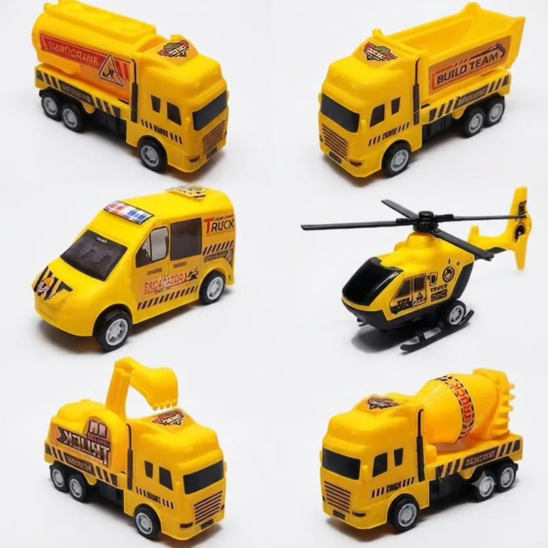 Aravish Pack of 6 Construction Truck Toys