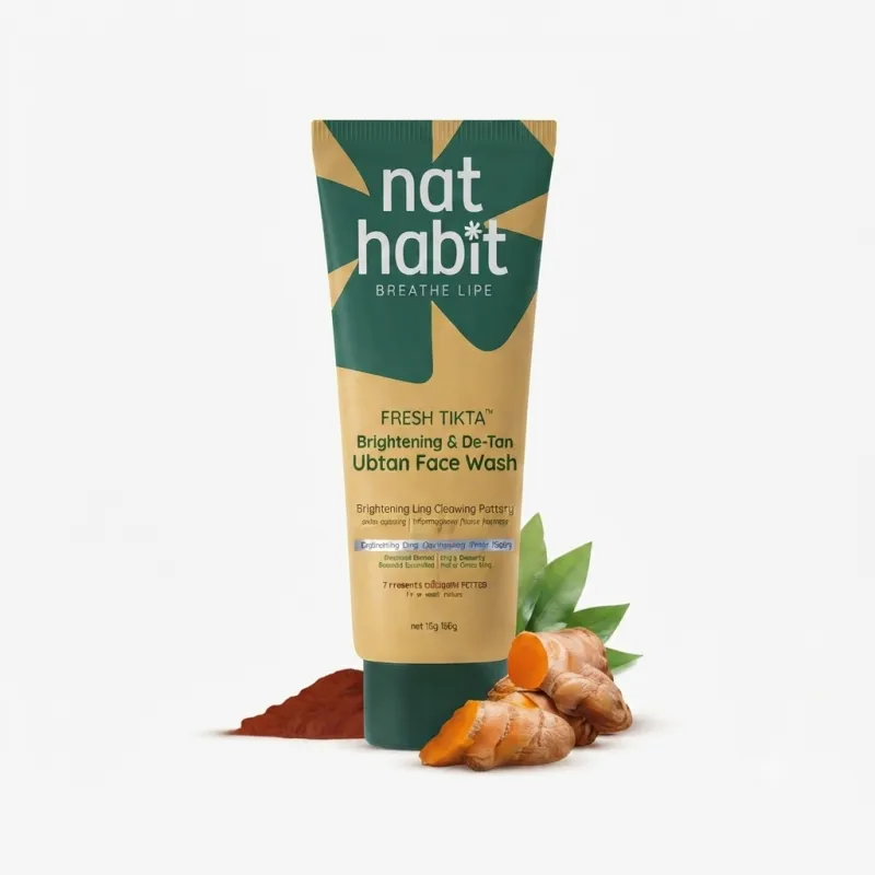 Nat Habit Skin Brightening De Tan Ubtan - 100g