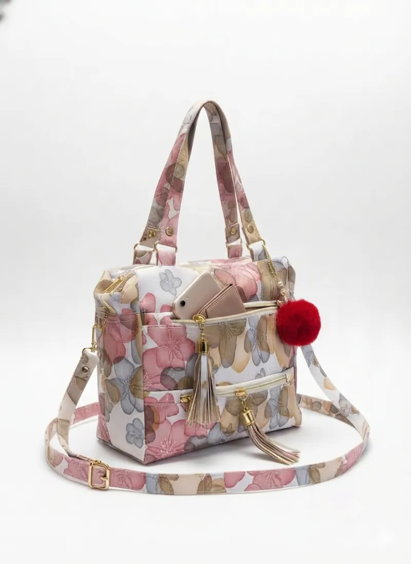 Pumpum Designer Floral Printed Handbag & Sling Bag
