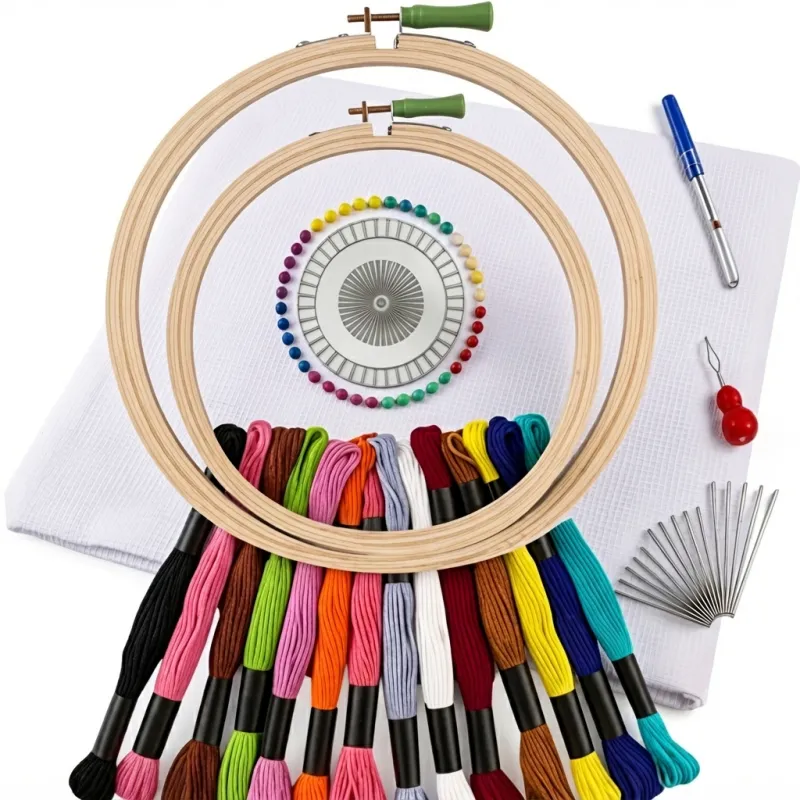 Qroof DIY Embroidery Starter Kit for Beginners